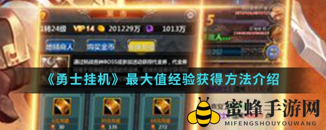 《勇士挂机》：揭秘高效经验狂飙之道，助你实力飞跃