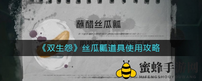 《双生怨》神秘丝瓜瓤道具揭秘：七字真言助力探险
