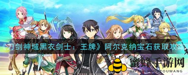 《刀剑神域黑衣剑士：王牌》阿尔克纳宝石获取攻略大揭秘，高效获取方法曝光！