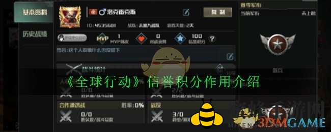 《全球行动》信誉积分作用解析