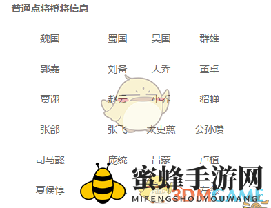 《全民英杰传》点将台功能使用说明