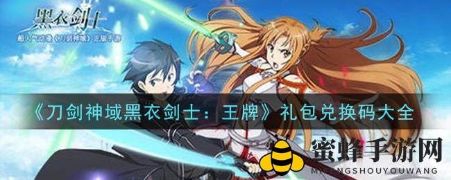 《刀剑神域黑衣剑士：王牌》最新礼包兑换码，丰厚奖励等你来领