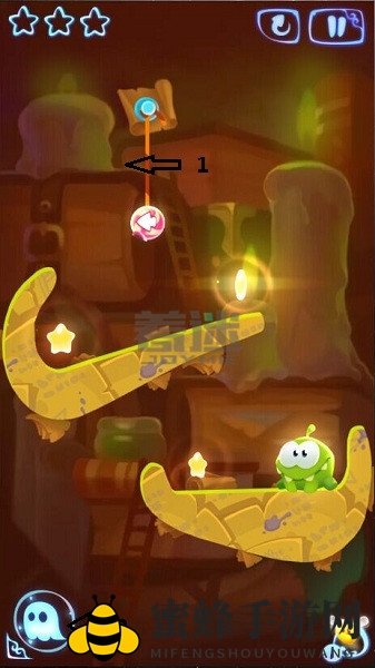《割绳子魔法》5-6关攻略：三星通关秘笈大揭秘