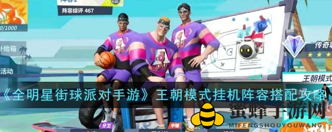 《全明星街球派手》王朝模式挂机攻略：阵容搭配与自动匹配技巧大揭秘