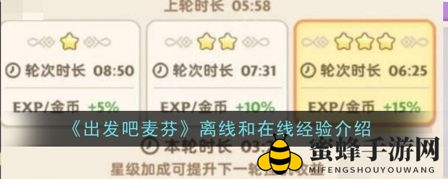 麦芬之旅揭秘：离线挂机，经验获取新篇章