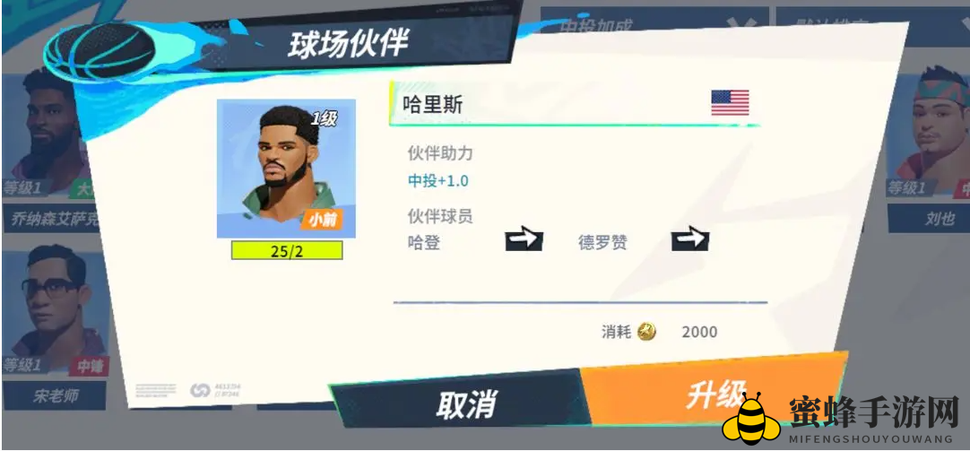《全明星街球派对》哈登伙伴推荐一览