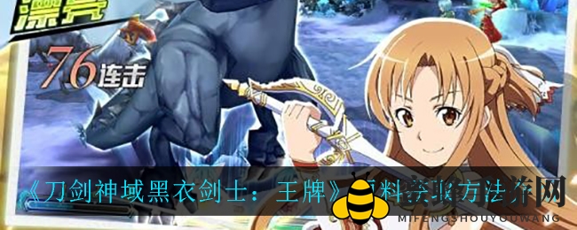 《刀剑神域黑衣剑士：王牌》资源搜集攻略大揭秘，掌握技巧轻松升级