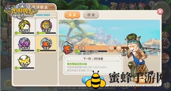 《光明勇士》渔童职业简介