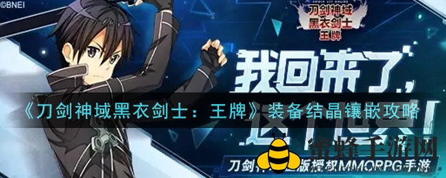 刀剑神域黑衣剑士：轻松镶嵌结晶，提升战斗力攻略全解析