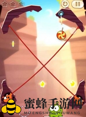 割绳子2沙漠18关攻略：石头怪操作技巧，轻松通关