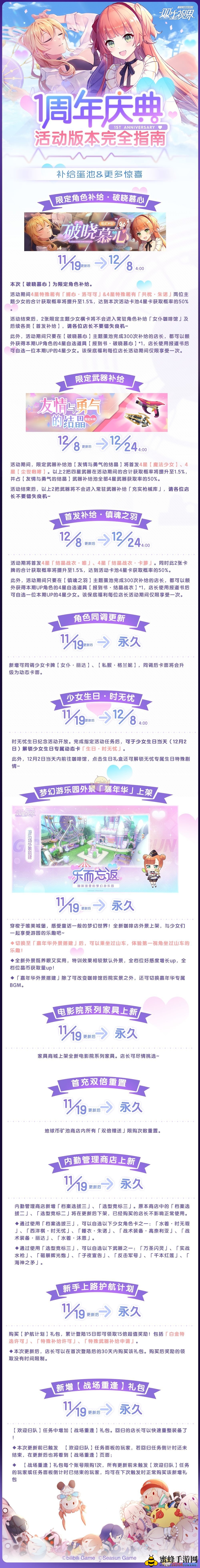 《双生视界》1周年庆典活动亮点