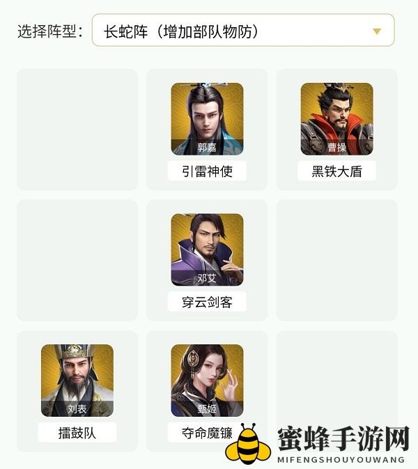 《卧龙吟2》邓艾阵容搭配推荐