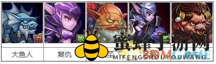 《刀塔传奇》诸王争霸英雄等级划分
