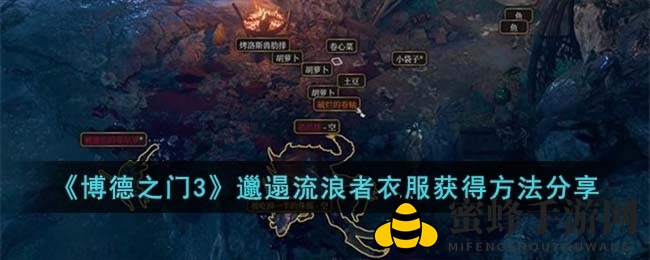 《博德之门3》流浪者服饰寻宝记：揭秘神秘邋遢造型搜集秘诀