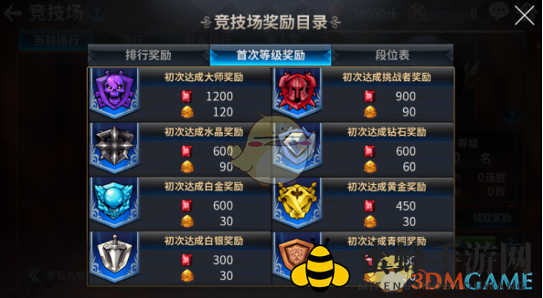 段位奖励图