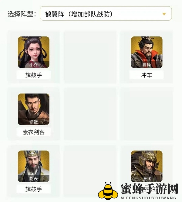 《卧龙吟2》徐盛阵容搭配推荐