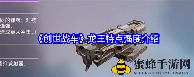 《创世战车》龙王榴弹发射器：超远射程多弹种切换，战斗技巧解析