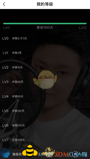 QQ音乐12级揭秘
